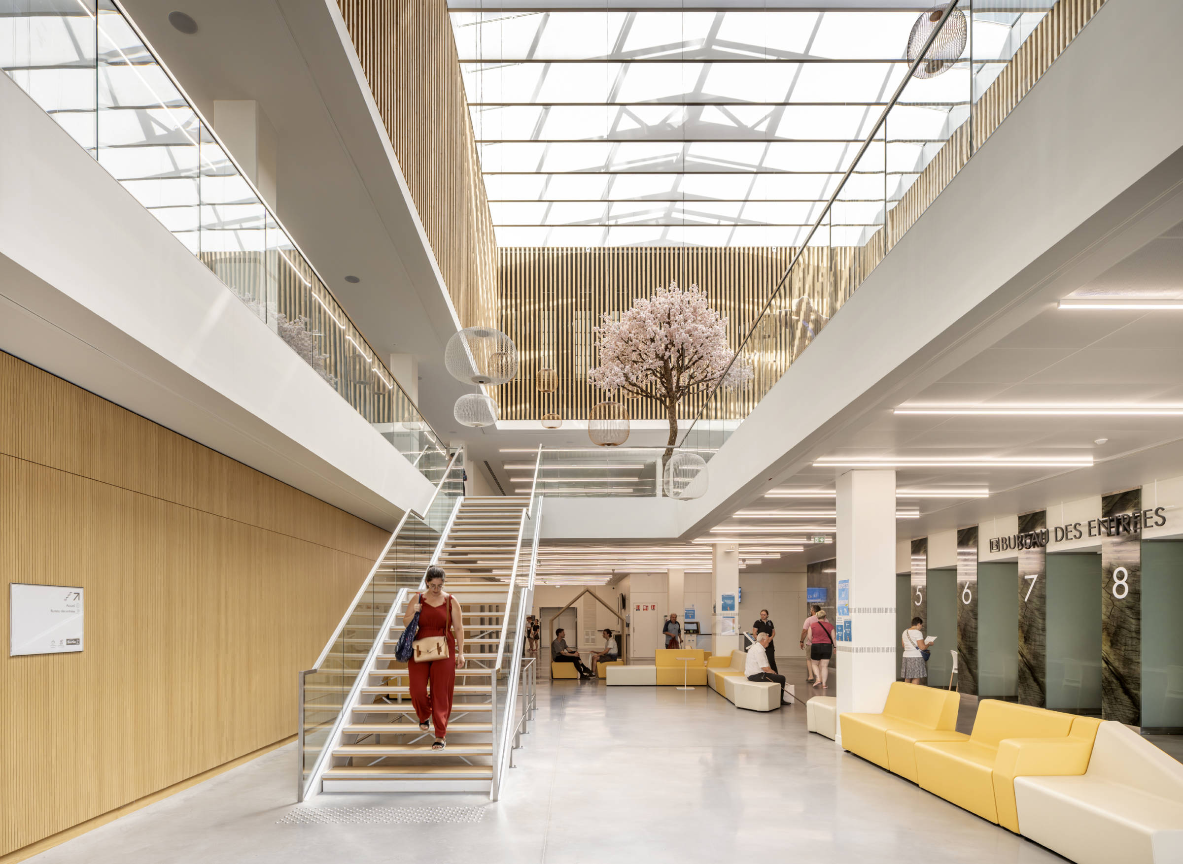 Architecture hospitalière - NOUVEL HOPITAL DE REIMS photo Luc Boegly