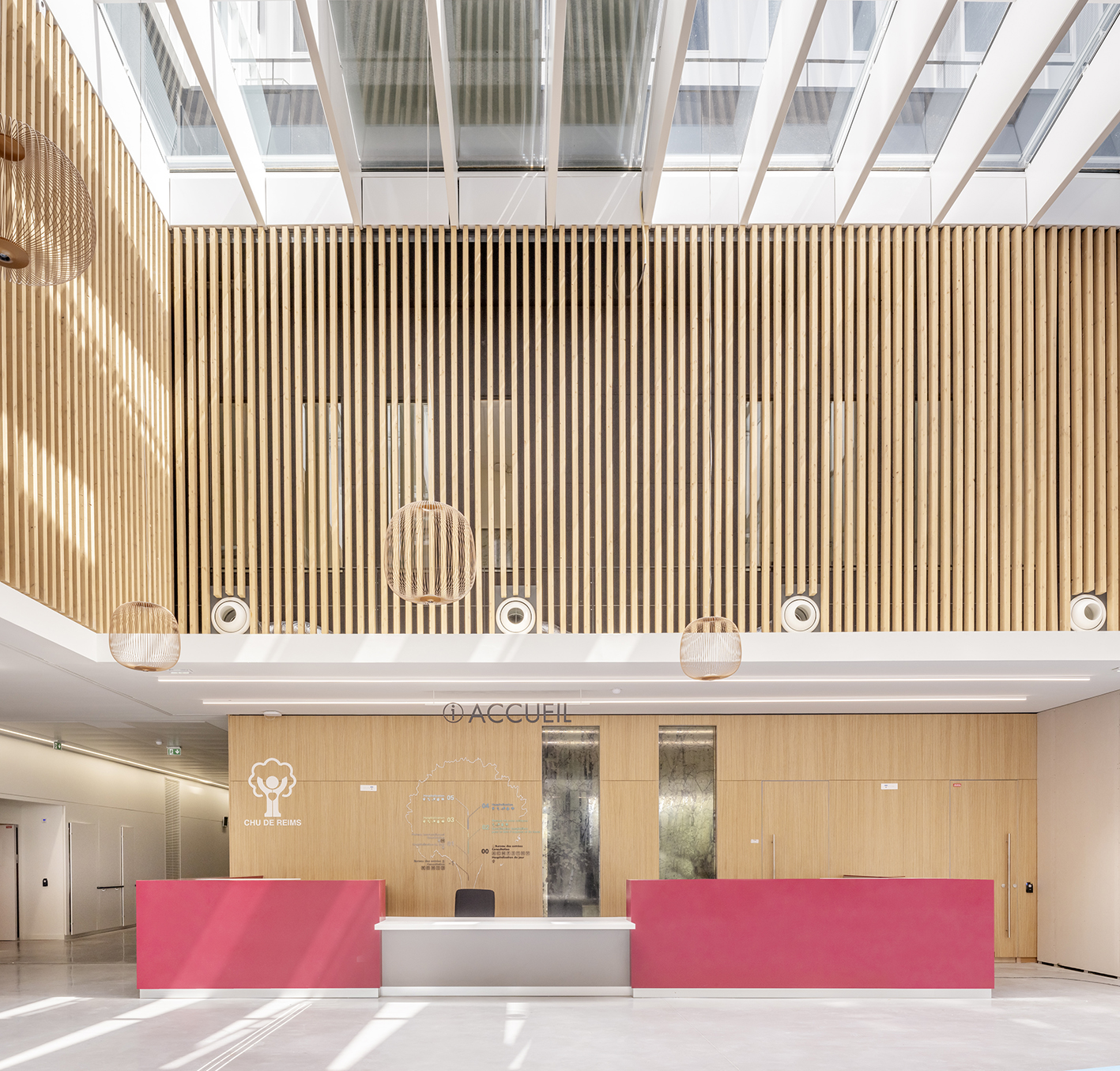 Architecture hospitalière - CHU DE REIMS Phase 1 photo Luc Boegly