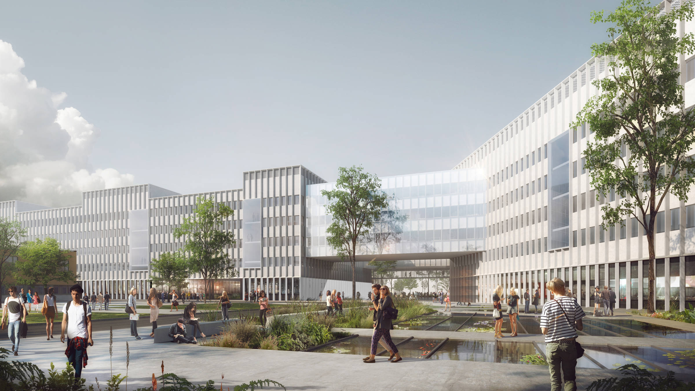 Pôle Biologie – Pharmacie – Chimie à Saclay_Grand chantier en Île-de-France_Groupe-6 + BTuA architectes