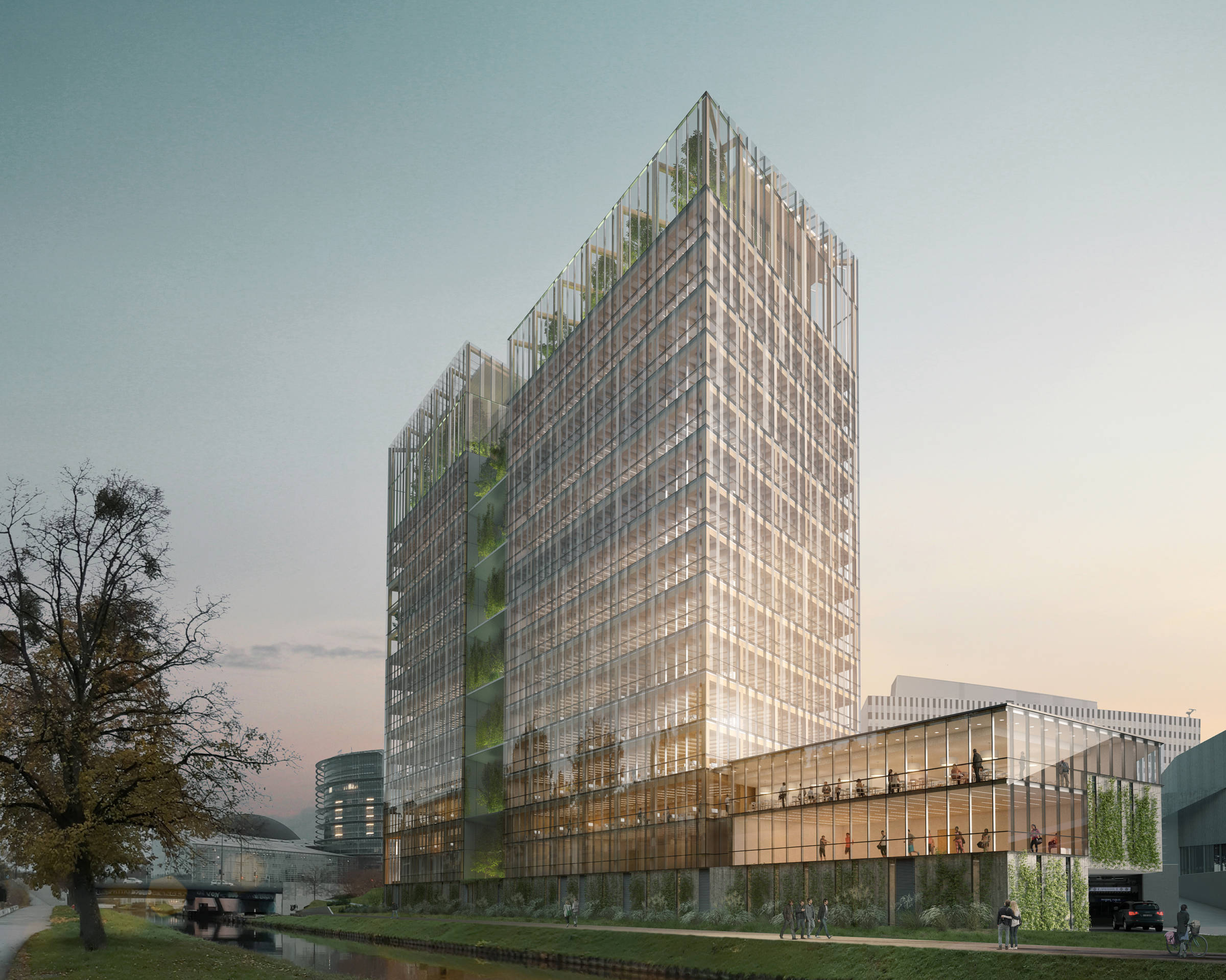 Architecture en bois - IGH Bois Quartier du Wacken, à Strasbourg_Architecture en bois