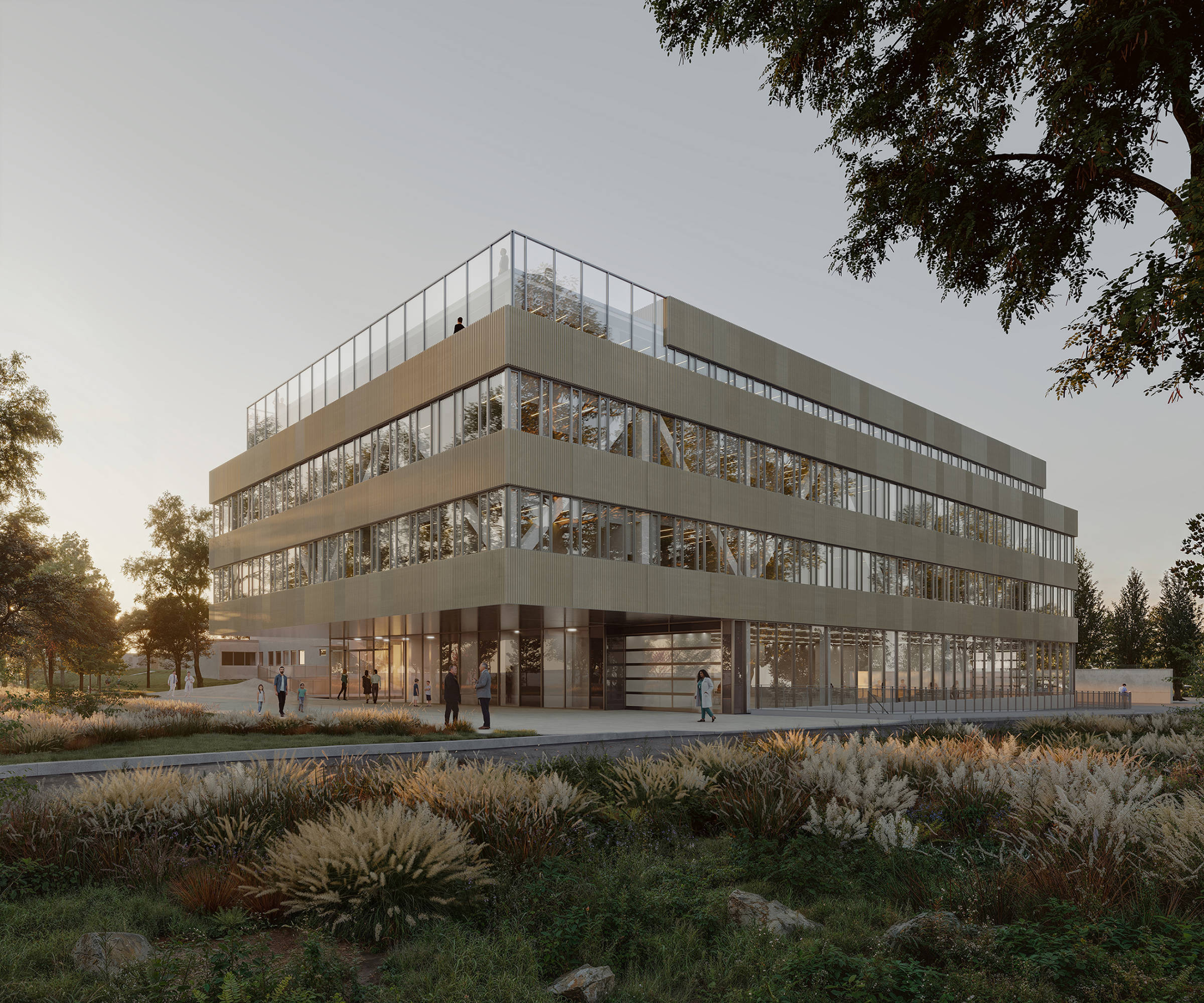 Hopital Ambroise Paré à Boulogne, Batiment BAC