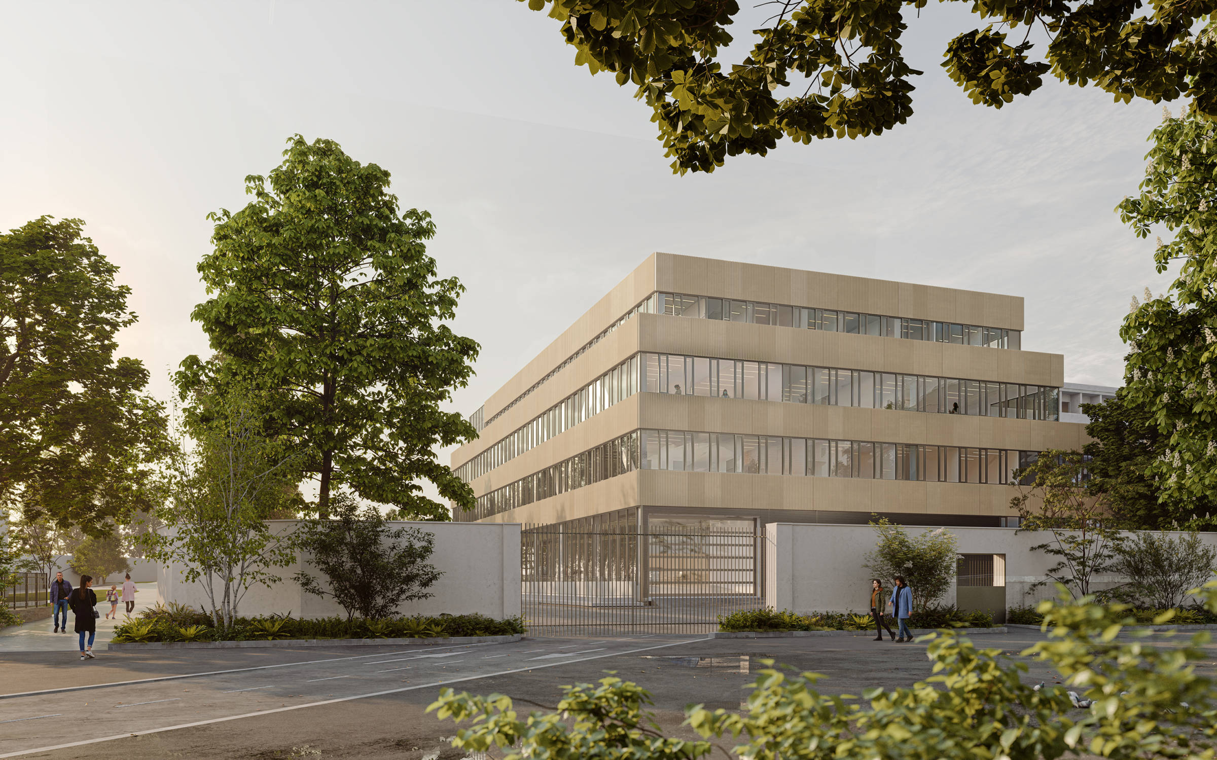 Hopital Ambroise Paré à Boulogne, Batiment BAC